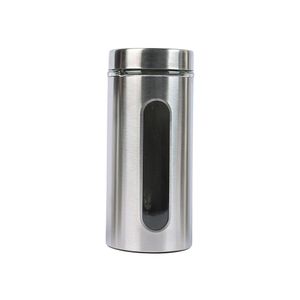 Porta Mantimento de Vidro com Visor Em casa tem Glass 1,3l