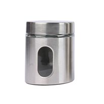 Porta Mantimento de Vidro com Visor Em casa tem Glass 600ml