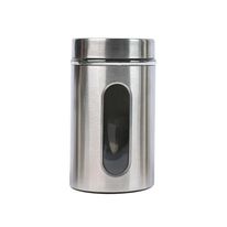 Porta Mantimento de Vidro com Visor Em casa tem Glass 950ml