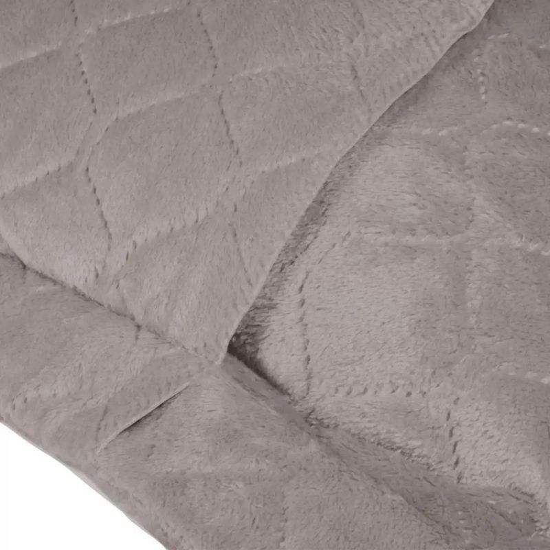 Porta-Travesseiro-Plush-Hedrons-Taupe-156488
