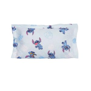 Porta Travesseiro Microfibra Hedrons Stitch Folhas