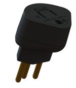 Adaptador-Para-Tomada-2-Pinos---Terra-Daneva-Preto-10A-156657