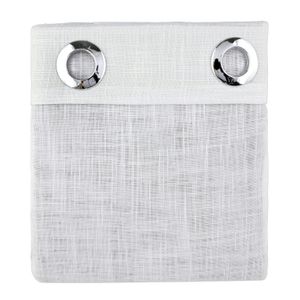 Cortina Cozinha Linhão Bella Janela Branca 1,20m x 2,60m