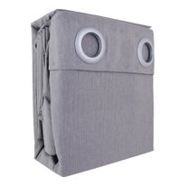 Cortina Rústica Pantex Bella Janela Cinza 2,50m x 3,60m