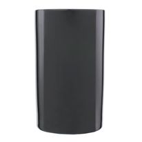 Porta Algodão de Cerâmica Newpro Preto