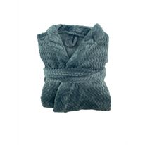Roupão Plush Tweed Hedrons Cinza G