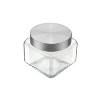 Pote de Vidro Quadrado Invicta Collection 800ml