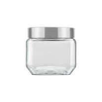 Pote de Vidro Quadrado Invicta Collection 800ml
