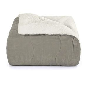 Manta King Sherpa Taupe Hedrons 2,80m x 2,60m