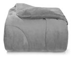 Edredom-Casal-Plush-Hedrons-Cinza-220m-x-235m-156831