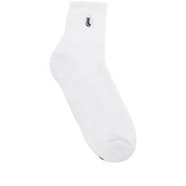 Meia Unissex Cano Médio Branca Lupo M 3 pares