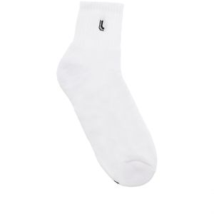 Meia Unissex Cano Médio Branca Lupo M 3 pares