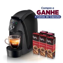 Cafeteira Espresso Luna 3 Corações Preta 1200W 220V
