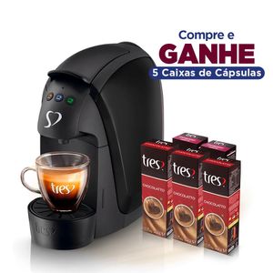 Cafeteira Espresso Luna 3 Corações Preta 1200W 220V