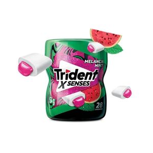 Trident Xsenses Melancia Menta Adams Garrafa 54g