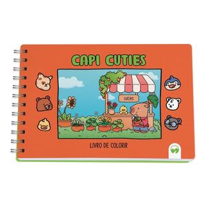 Livro de Colorir Capi Cuties Vale das Letras com 64 páginas