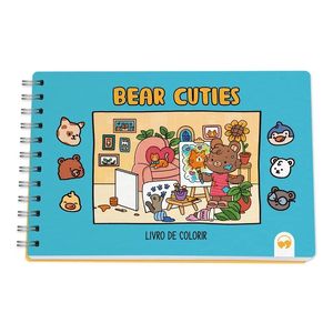 Livro de Colorir Bear Cuties Vale das Letras com 64 páginas
