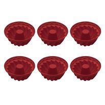Forma Para Bolinho de Silicone Tuut com 6 peças