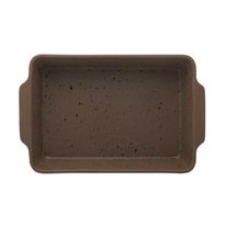 Travessa de Cerâmica Marrom Wolff 35cm x 22cm x 7cm