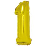 Balao-Metalico-Dourado-Numero-1-Silver-16---40cm-157129