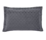 Porta-Travesseiro-Plush-Hedrons-Cinza-157137