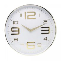 Relógio de Parede Redondo Lyor Branco 30cm