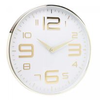 Relógio de Parede Redondo Lyor Branco 30cm