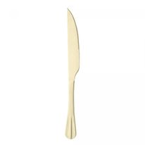 Faca de Inox Positano Dourada Lyor 28,5cm