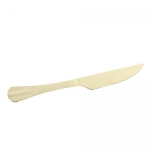 Faca de Inox Positano Dourada Lyor 28,5cm