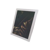 Porta Retrato de Aço Chess Wolff Prata 15cm x 20cm