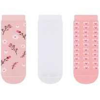 Meia Feminina Cano Curto Cia da Meia 34 a 39 3 pares (Produto Sortido)