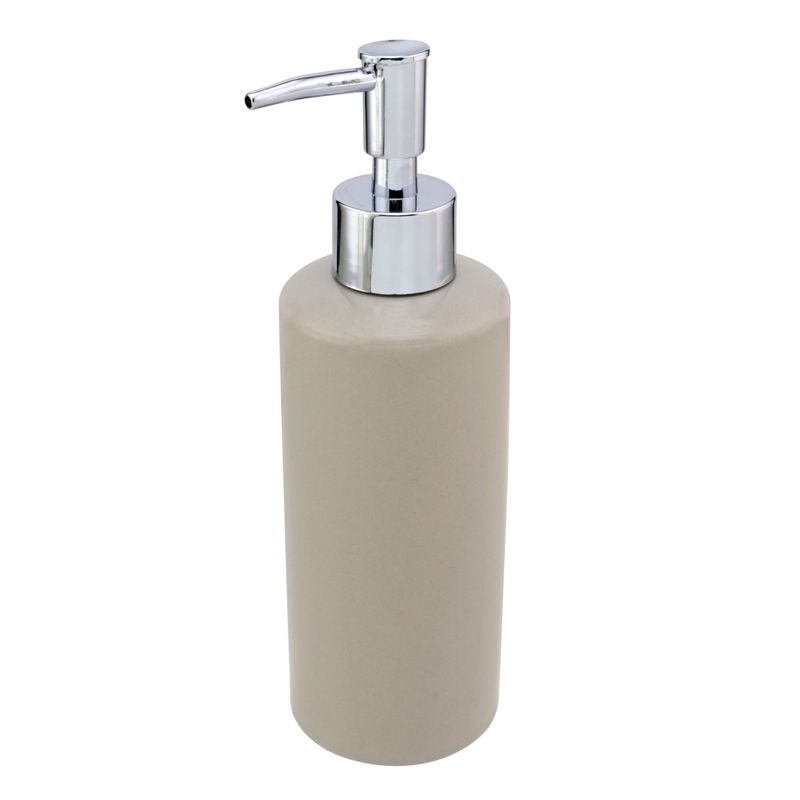 Porta-Sabonete-Liquido-de-Ceramica-Newpro-Bege-157580