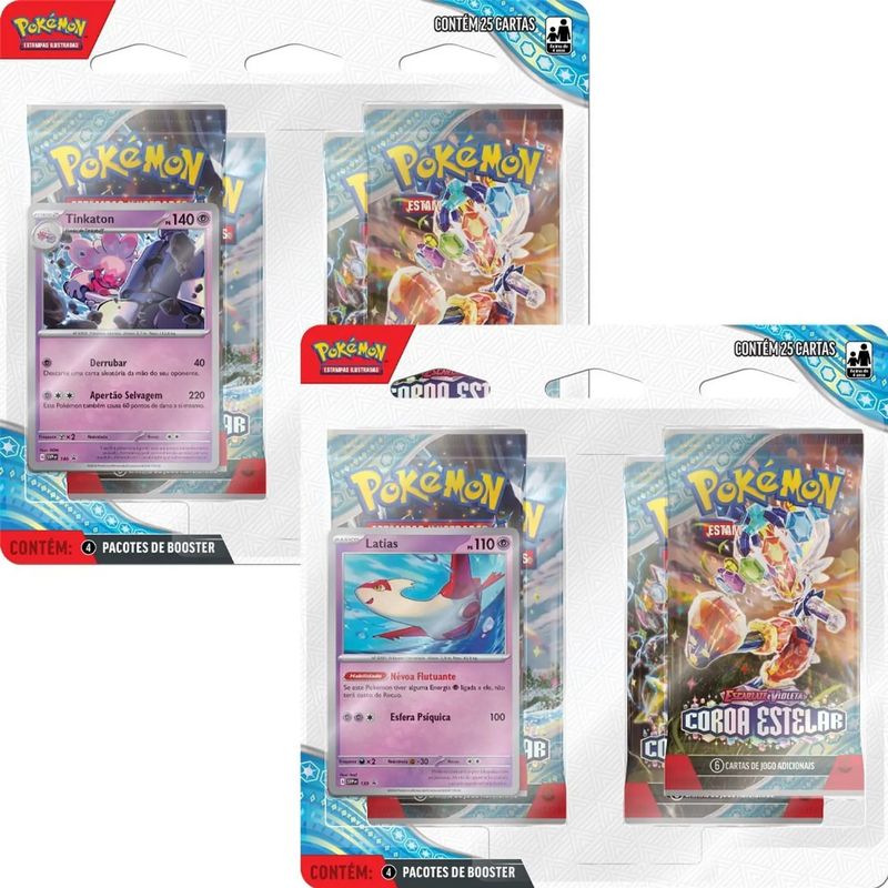 Blister-Pokemon-Quadruplo-Coroa-Estelart-Copag--Produto-Sortido--157624
