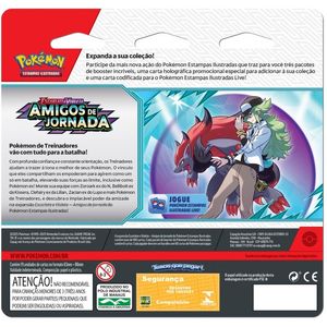 Blister Pokémom Triplo Amigos da Jornada Copag (Produto Sortido)