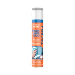 Espuma de Limpeza Com Escova Uso Geral Tecbril 300ml