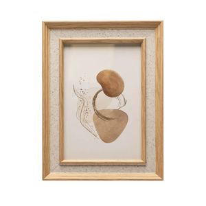 Porta Retrato em MDF Austin Lyor Branco 10cm x 15cm