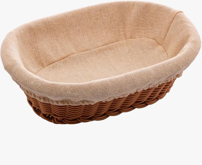 Cesta-Oval-de-Rattan-Plastico-com-Forro-em-Tecido-Lyor-27cm-x-20cm-157708