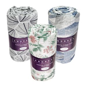 Edredom Casal Light Estampado Andreza 190cm x 215cm  (Produto Sortido)
