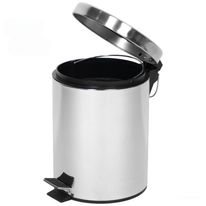 Lixeira Inox com Pedal Virgo 3l