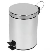 Lixeira Inox Com Pedal Virgo 5l