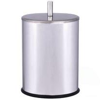 Lixeira Classic Prata Virgo 5l