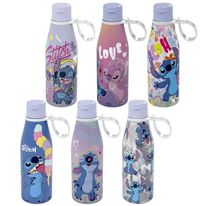 Garrafa Squeeze Abre Facil Stitch Plasútil 530ml (Produto Sortido)