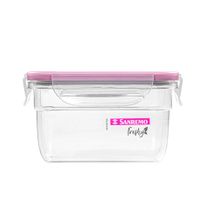 Pote Plástico com Trava Freshy Sanremo 537ml