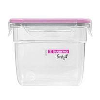 Pote Plástico com Trava Freshy Sanremo 770ml