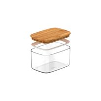Pote Hermético de Plástico Keep OU Quadrado 0,65l