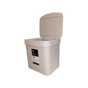 Lixeira Plástica Trium OU Bege 2,5l