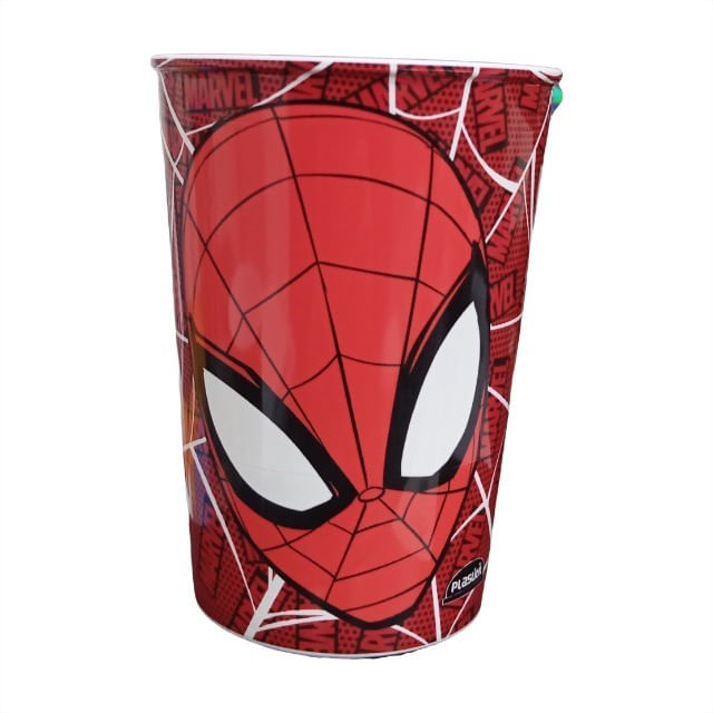 CopoPlasticoHomemAranhaPlasutil280ml(ProdutoSortido)-157959