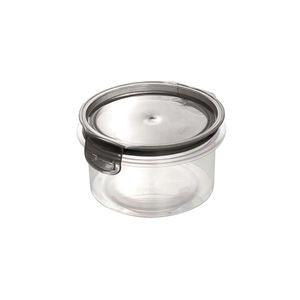Porta Mantimento Hermético Redondo Trava Mais Plasútil Cristal 550ml