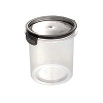 Porta Mantimento Hermético Redondo Trava Mais Plasútil Cristal 1,2l