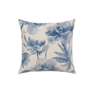 Almofada Caiobá Floral Linen Hedrons 45cm x 45cm